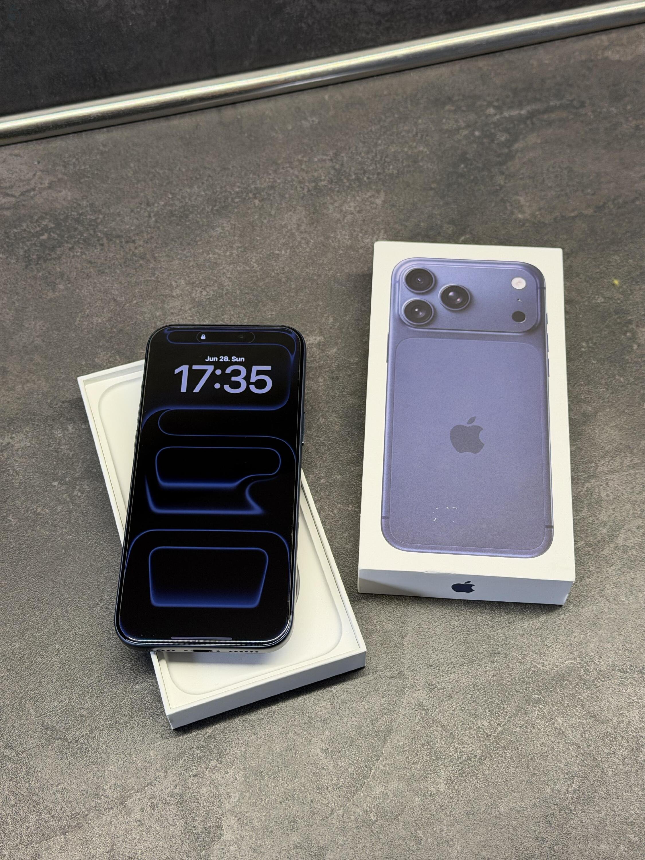Apple iPhone 17 Pro Max, 256Gb, Gyári Állapotú, 1 Év Garancia, 100% Akkumulátor
