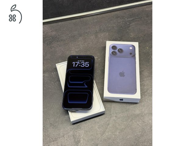 Apple iPhone 17 Pro Max, 256Gb, Gyári Állapotú, 1 Év Garancia, 100% Akkumulátor