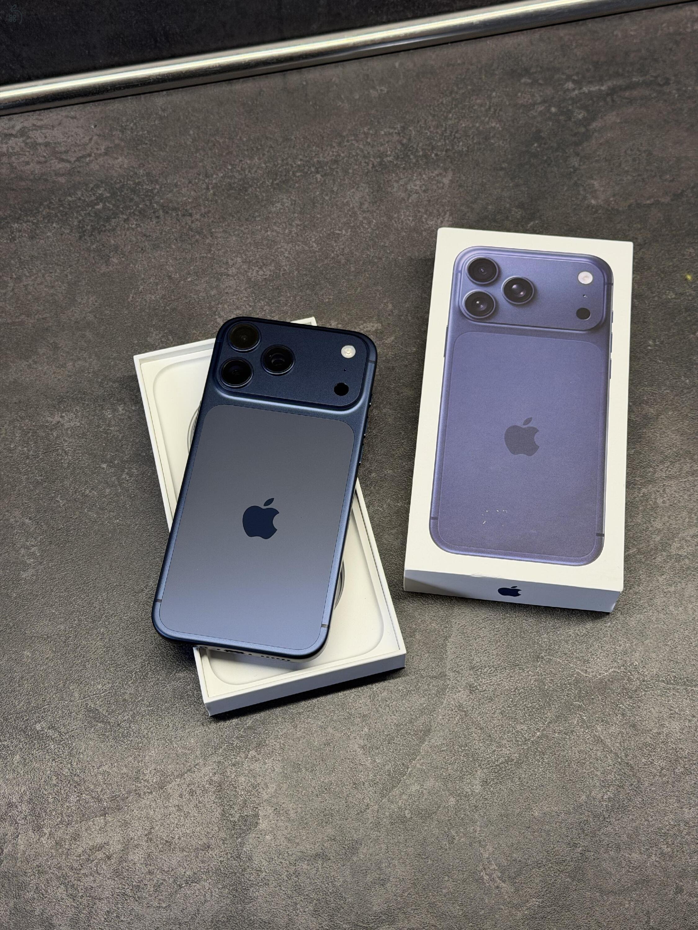 Apple iPhone 17 Pro Max, 256Gb, Gyári Állapotú, 1 Év Garancia, 100% Akkumulátor