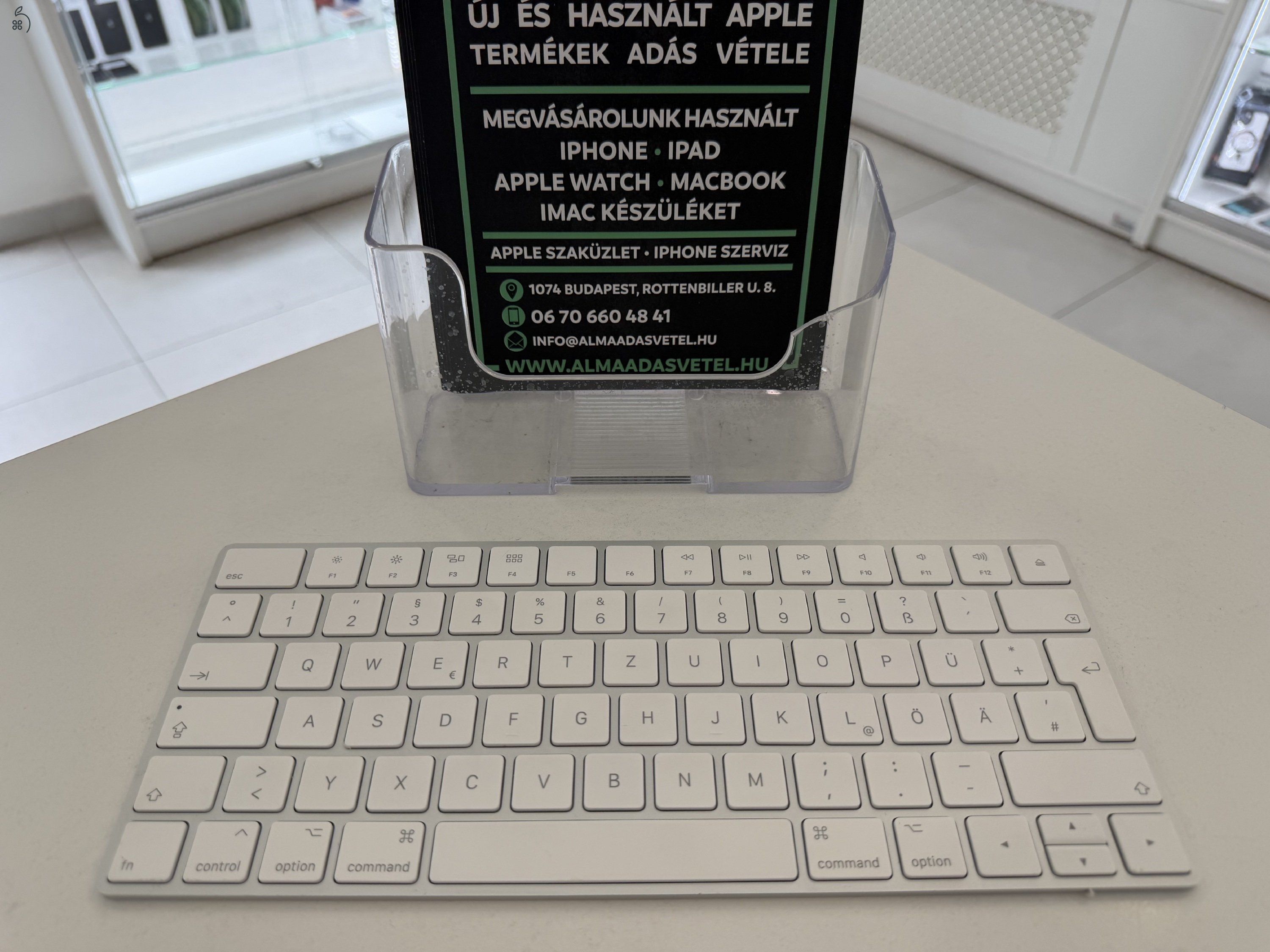 Magic Keyboard A1644 EU Bill. Újszerű/1 hónap gar.