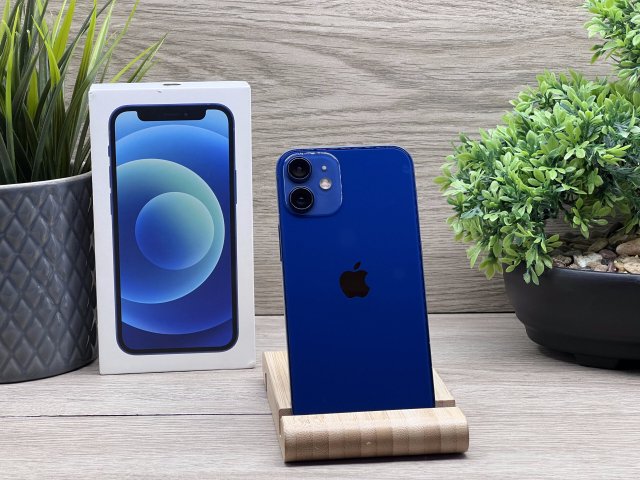 Hibátlan iPhone 12 Mini Blue 64GB 2 ÉV Garanciával 100%