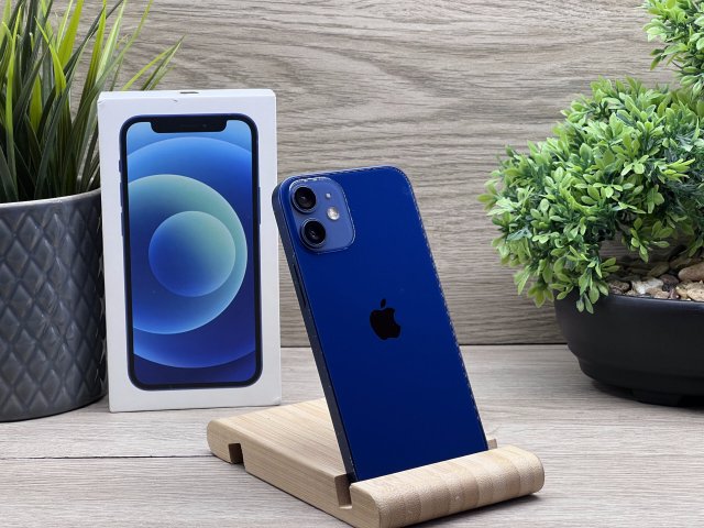 Hibátlan iPhone 12 Mini Blue 64GB 2 ÉV Garanciával 100%