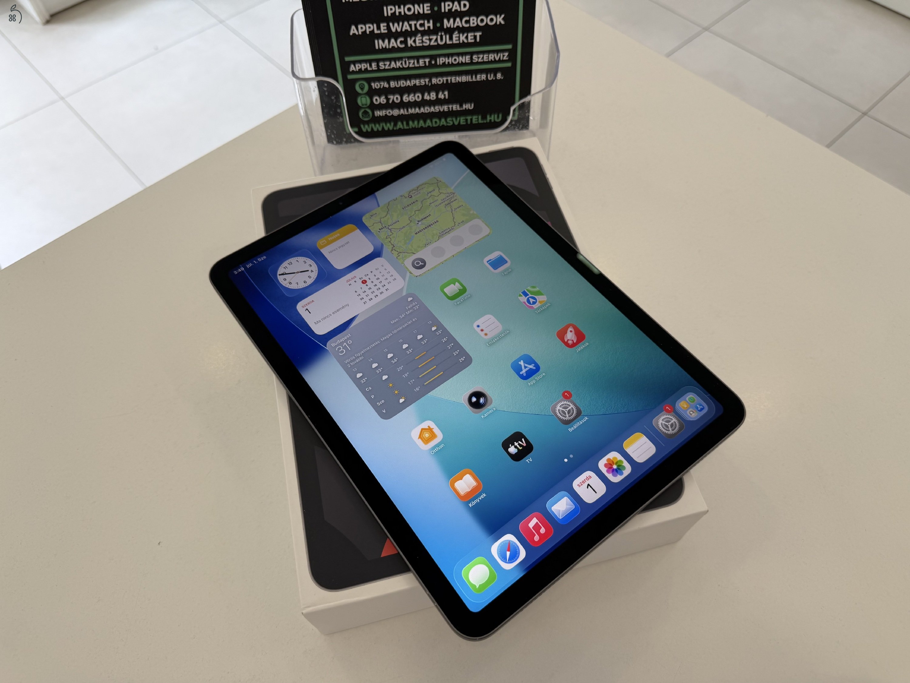 iPad Air 4 64GB Wifi Újszerű/1 hónap gar. /Akku 88%/p4940