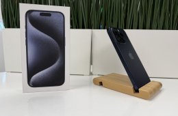 ✨ iPhone 15 Pro 256 GB – Blue Titanium (Kék titán) ✨