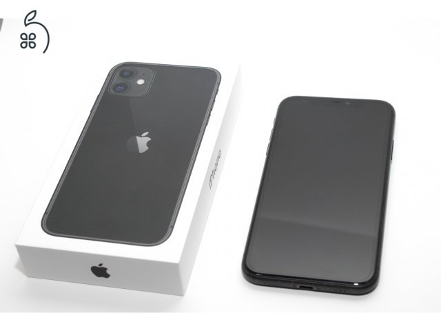 Phone 11 128GB – Fekete – Műszakilag hibátlan, 96% akkuval
