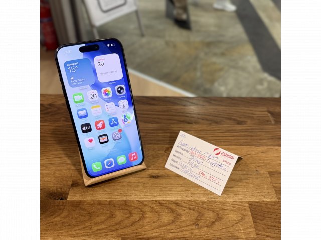 Apple iPhone 15 Pro  - 512GB - Fekete Titán - Akku 100% (104.)
