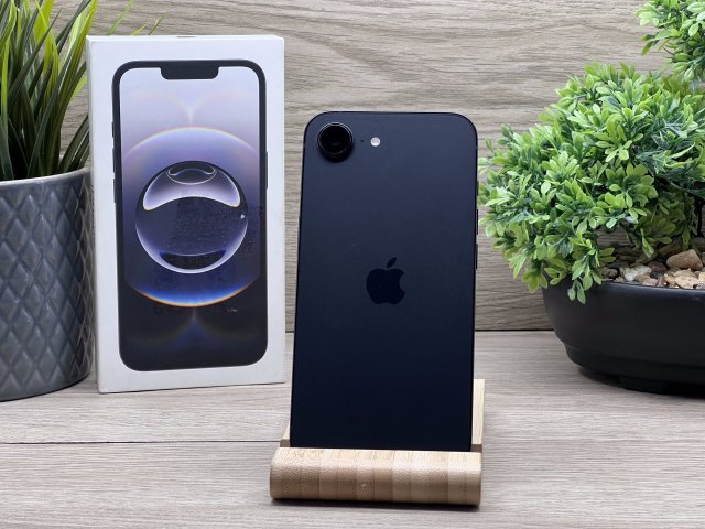 iPhone 16E Black 128GB 2 ÉV Garanciával 100%
