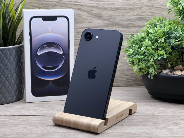 iPhone 16E Black 128GB 2 ÉV Garanciával 100%