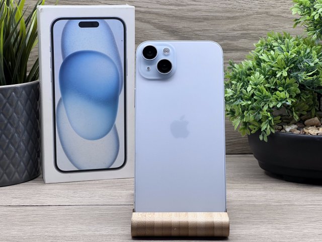 iPhone 15 Plus Blue 256GB 2 ÉV Garanciával 100%
