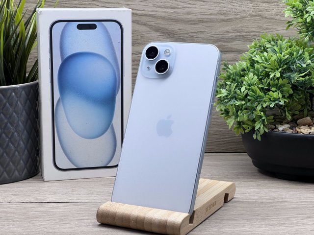 iPhone 15 Plus Blue 256GB 2 ÉV Garanciával 100%