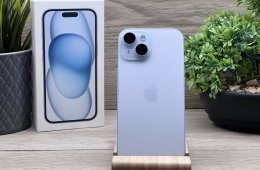 iPhone 15 Blue 128GB 2 ÉV Garanciával 100%