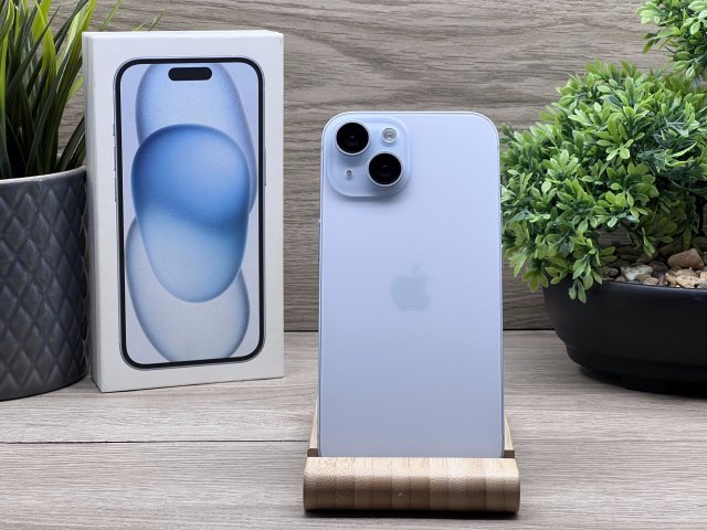 iPhone 15 Blue 128GB 2 ÉV Garanciával 100%