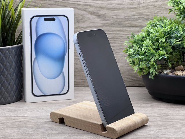 iPhone 15 Blue 128GB 2 ÉV Garanciával 100%