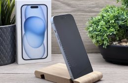 iPhone 15 Blue 128GB 2 ÉV Garanciával 100%