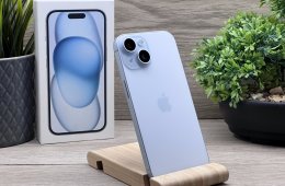 iPhone 15 Blue 128GB 2 ÉV Garanciával 100%