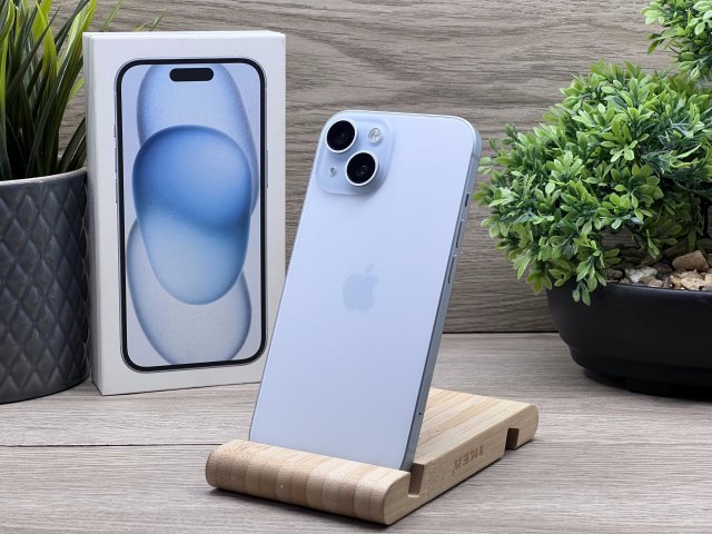 iPhone 15 Blue 128GB 2 ÉV Garanciával 100%