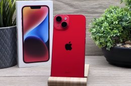iPhone 14 Red 256GB 2 ÉV Garanciával 91%