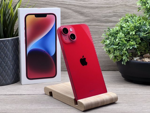 iPhone 14 Red 256GB 2 ÉV Garanciával 91%