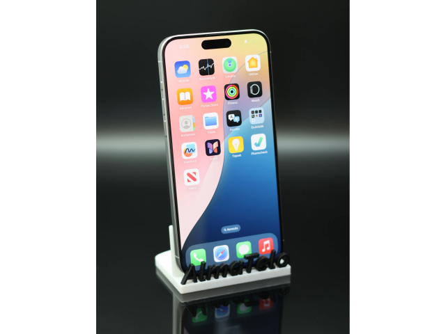 Apple iPhone 15 Pro Max 256 GB White Titanium 100% akku - 12 HÓ GARANCIA