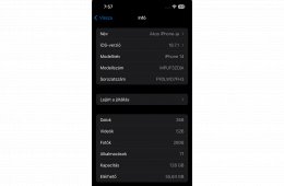 Eladó iPhone 14 128GB – Midnight kék, kártyafüggetlen (87%)