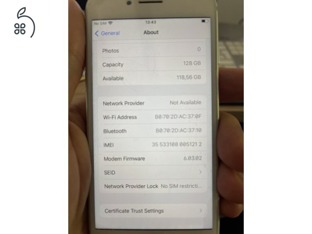 iPhone 7 128 GB – független, 100% akku