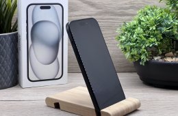 Hibátlan iPhone 15 Black 128GB 2 ÉV Garanciával 90%