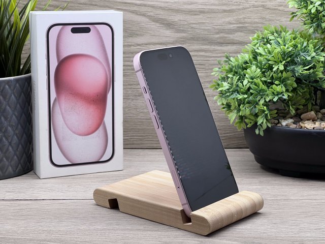 iPhone 15 Pink 128GB 2 ÉV Garanciával 91%
