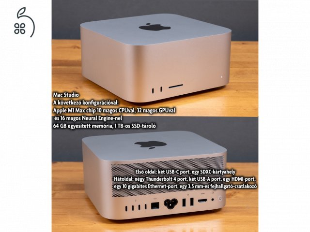Mac Studio M1 MAX  64GB 1TB ssd