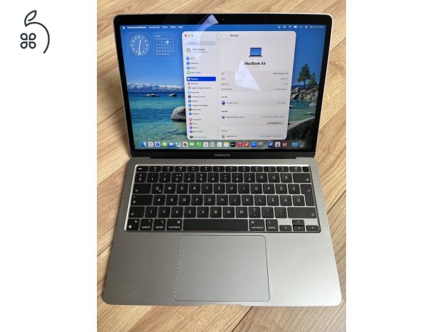 MBA 2020 M1 8 gb 256 gb akku 85% asztroszürke