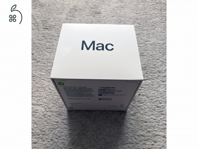 Eladó egy Mac Mini M4 chip, 16GB, 256GB SSD, bontatlan modell!