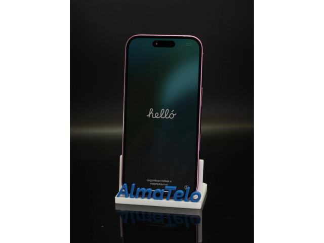 Apple iPhone 16 128 GB Pink 90% akku - 12 HÓ GARANCIA