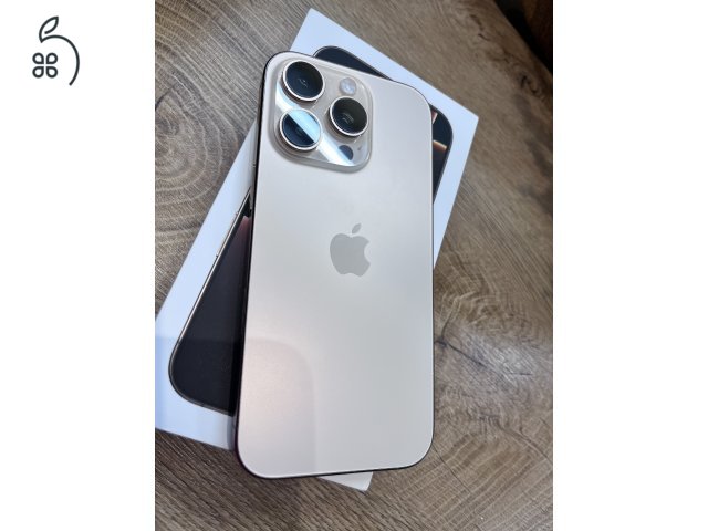 ELADÓ Iphone 16 Pro 128 GB sivatagi titán telefon