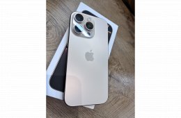 ELADÓ Iphone 16 Pro 128 GB sivatagi titán telefon