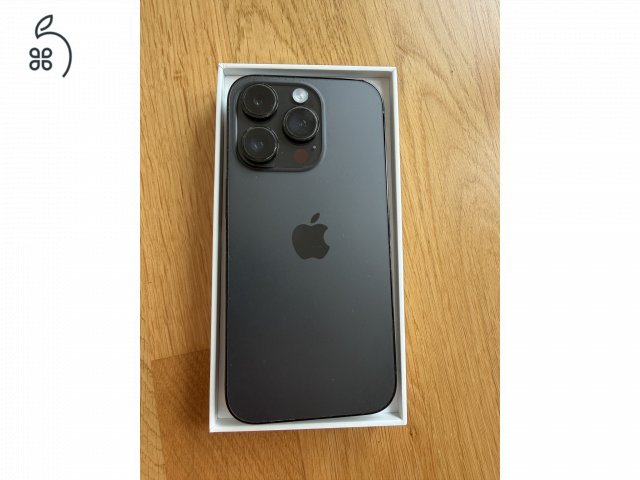 iPhone 14 Pro 128 GB Space Black, Megkímélt, Hibátlan állapotban