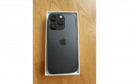 iPhone 14 Pro 128 GB Space Black, Megkímélt, Hibátlan állapotban