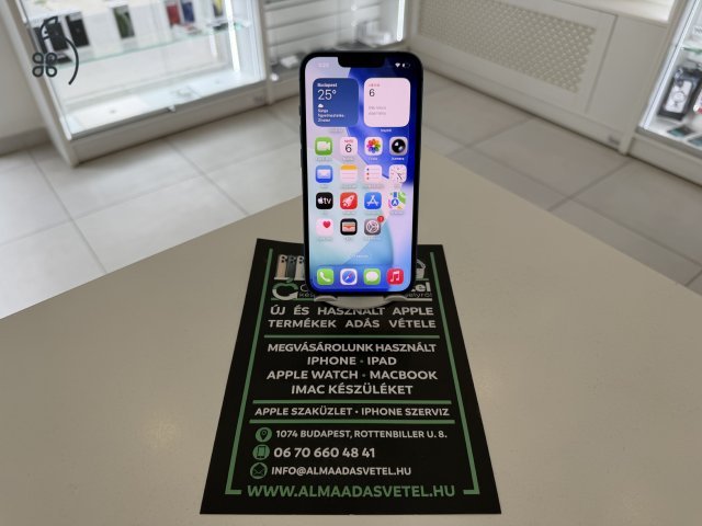 iPhone 13 128GB Független Újszerű/1 hónap gar./Akku 87%/p4945
