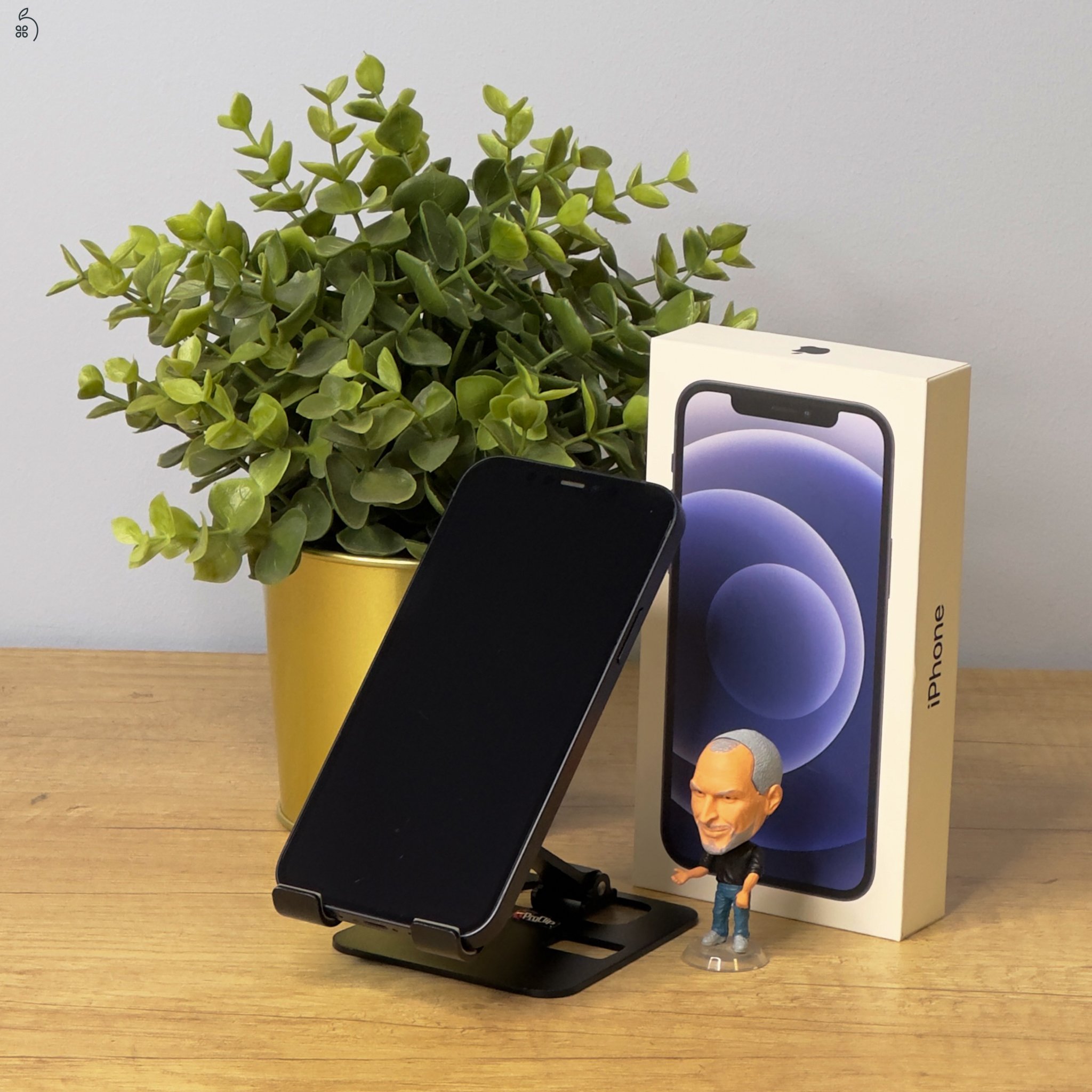 MacSzerez.com / iPhone 12 Mini / 64GB / Midnight / Kártyafüggetlen / Új akkumulátor! /Garancia!