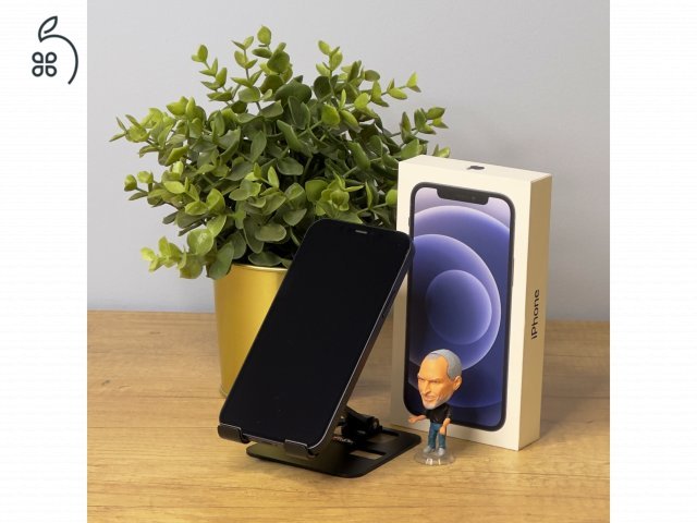 MacSzerez.com / iPhone 12 Mini / 64GB / Midnight / Kártyafüggetlen / Új akkumulátor! /Garancia!