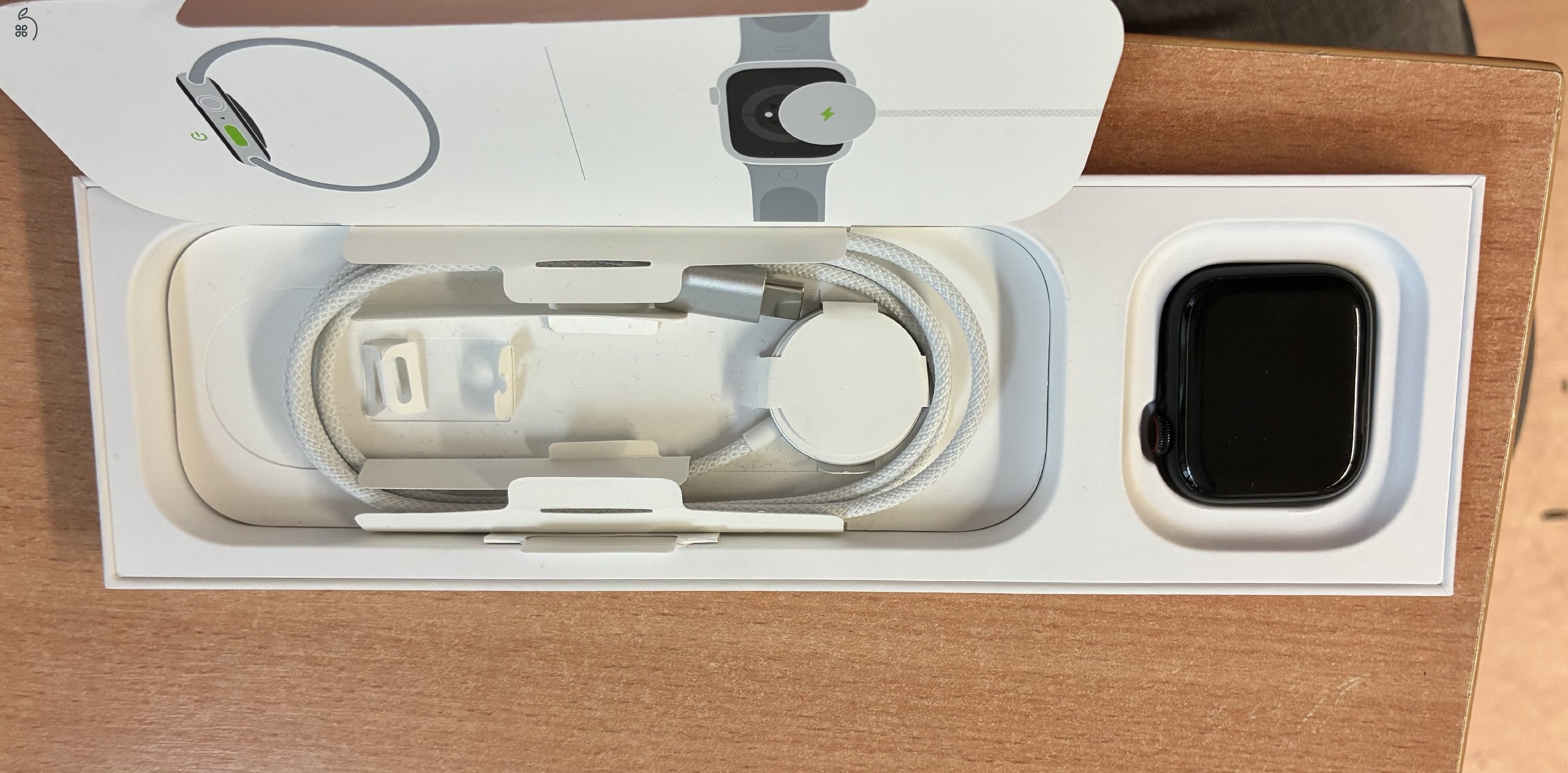 Apple Watch S9 Cellular Fekete 41mm