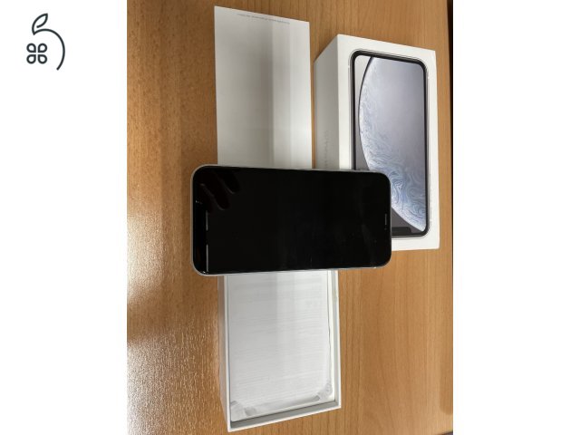 Gyári új akkumulátorral, új üveghátlappal iPhone XR 64 GB eladó!