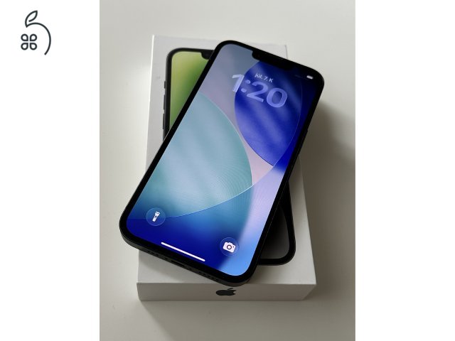 GYÖNYÖRŰ iPhone 14 éjfekete 128gb, 100% Akku