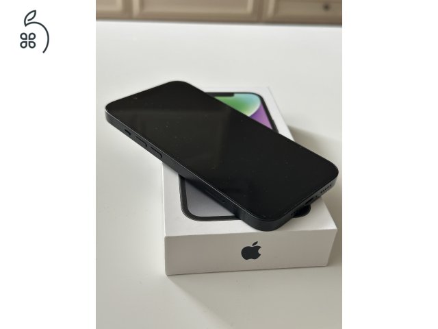 GYÖNYÖRŰ iPhone 14 éjfekete 128gb, 100% Akku