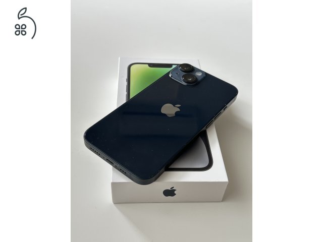 GYÖNYÖRŰ iPhone 14 éjfekete 128gb, 100% Akku