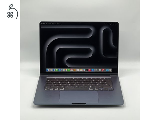 MacBook Air 15″ 2024, M3 8 Core, 16 GB RAM, 10 core GPU, 512 GB SSD, Midnight 27% Áfás, 0424AB 