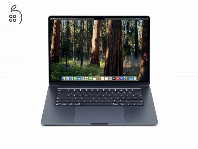 MacBook Air 15″ 2024, M3 8 Core, 16 GB RAM, 10 core GPU, 512 GB SSD, Midnight 27% Áfás, 0432AB 