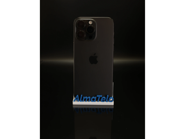 Apple iPhone 15 Pro Max 256 GB Black Titanium 100% akku - 12 HÓ GARANCIA