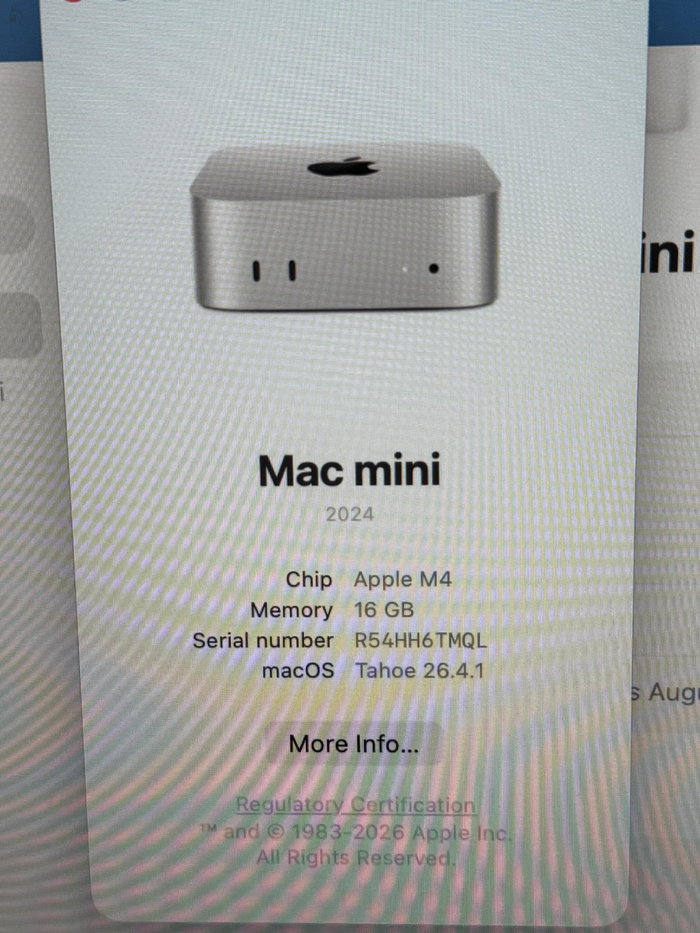 Apple Mac Mini M4 (2024) – 16GB / 512GB SSD
