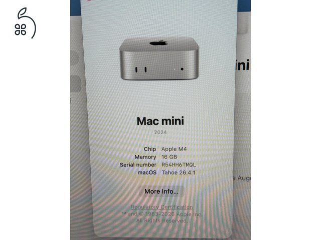 Apple Mac Mini M4 (2024) – 16GB / 512GB SSD