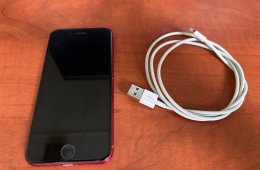 iPhone SE 64 GB PRODUCT(RED) – akku cserélve, eredeti töltőkábellel