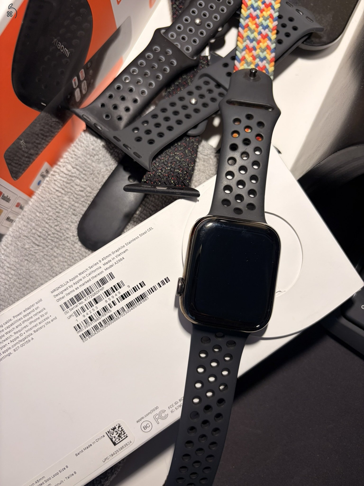 Apple Watch 9 45mm Graphite Stainless Steel Cellular